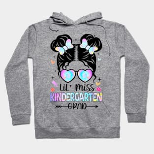 Little Miss Kindergarten Grad Graduation Graduated Girls Kid Hoodie